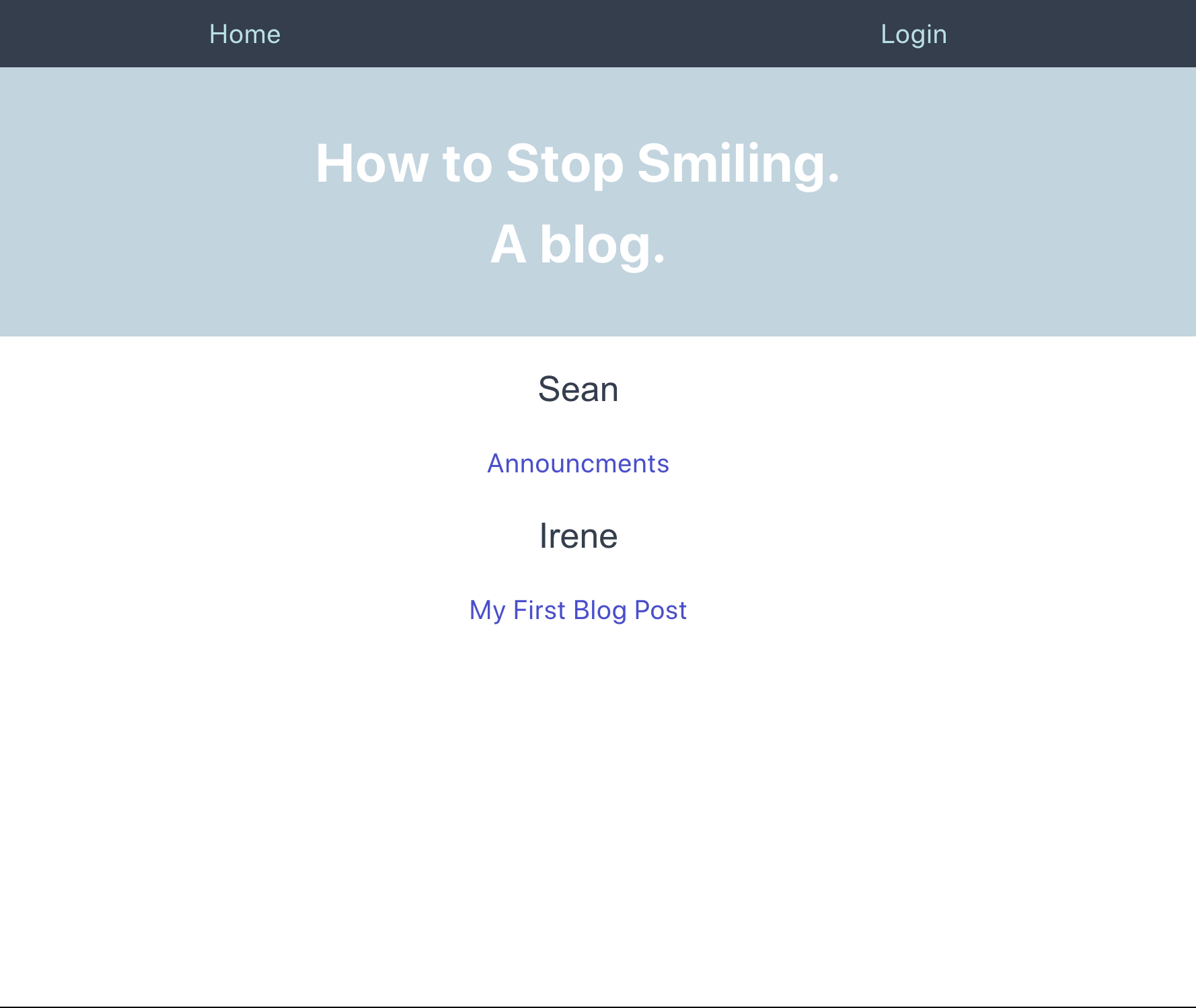 Image of Personal Blog Project